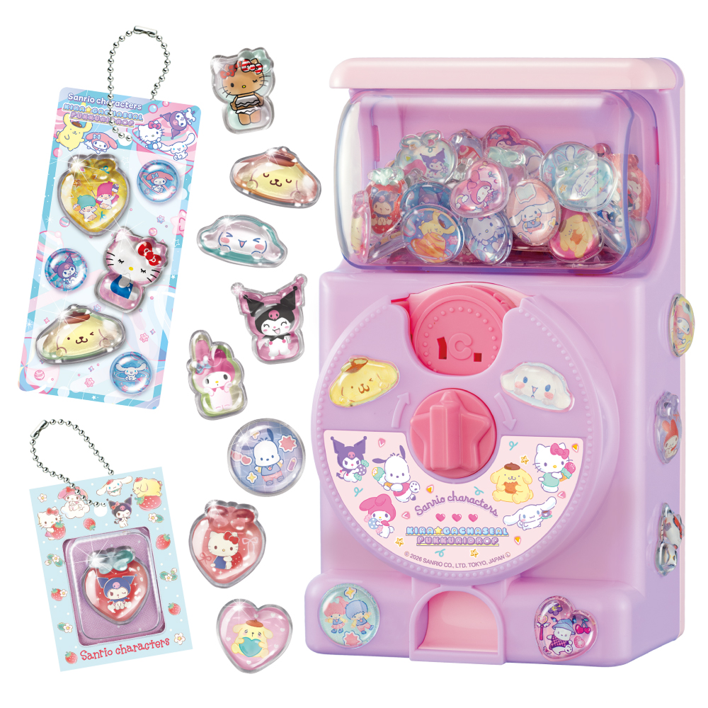 キラ★ガチャシール ぷっくりドロップ　DXセット サンリオキャラクターズ